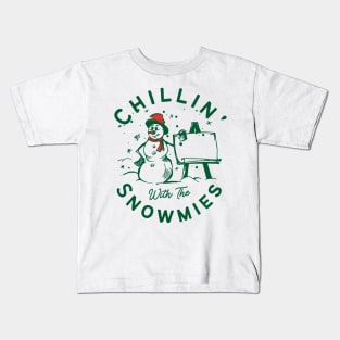 Chillin' with the Snowmies Kids T-Shirt